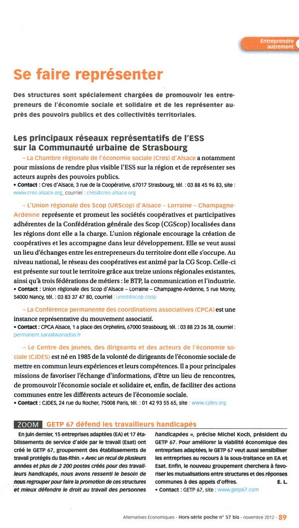 GETP 67 - Article Alternatives économiques