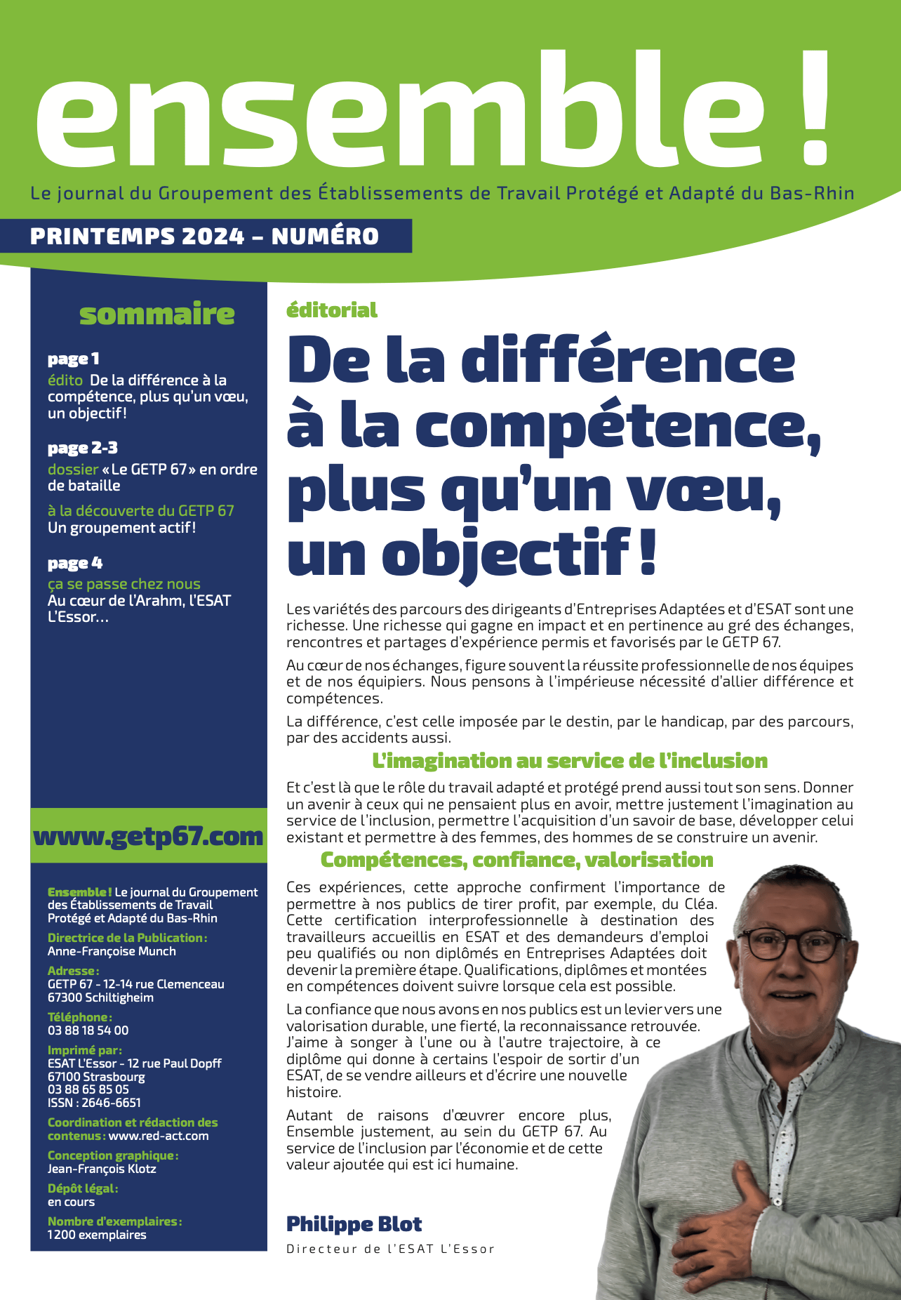 Ensemble 4 - Le journal du Groupement des Établissements de Travail